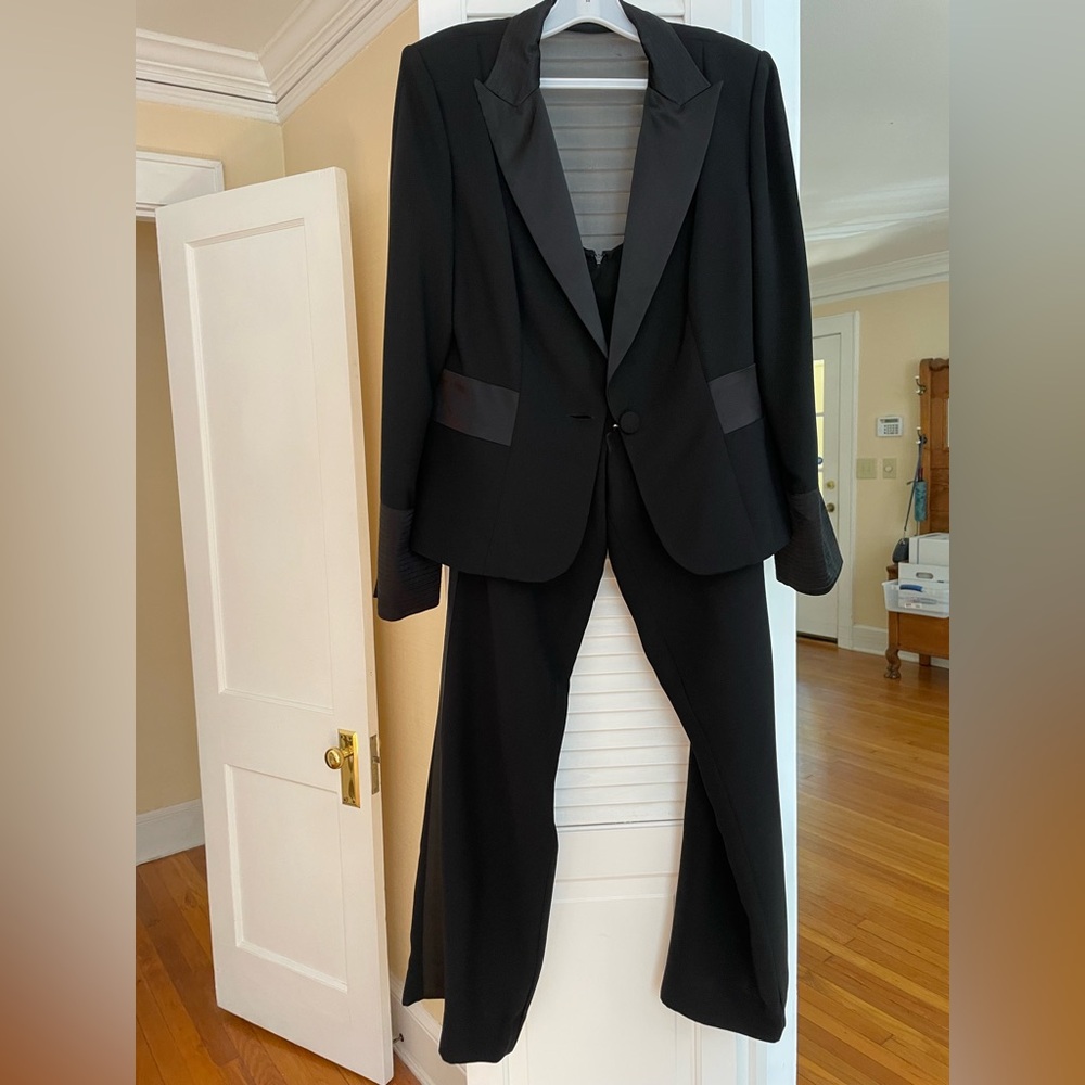 Lillie Rubin Classic Black Tux Suit Set